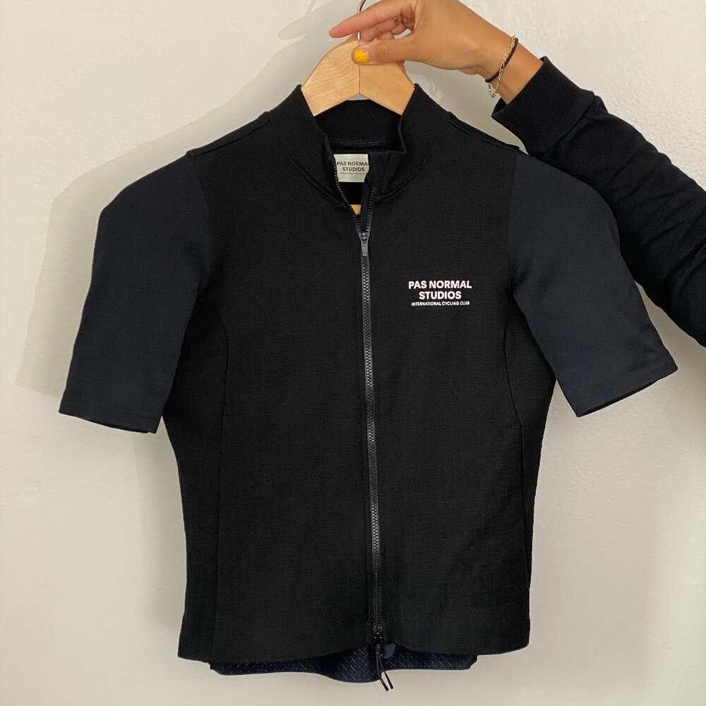 PAS NORMAL STUDIOS Black Women's Short Sleeve Jersey